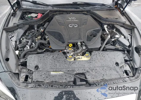 2020 Infiniti Q50 Red Sport 400 из США, поврежденный, VIN JN1FV7AP1LM630089